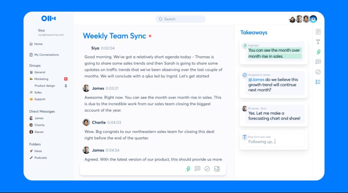 Use Otter.ai To Record Meeting Minutes 