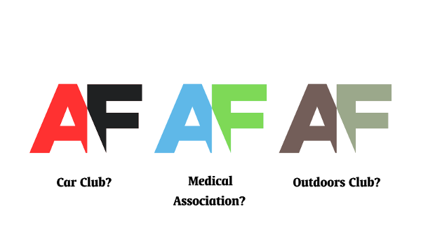 different coloured logos examples 