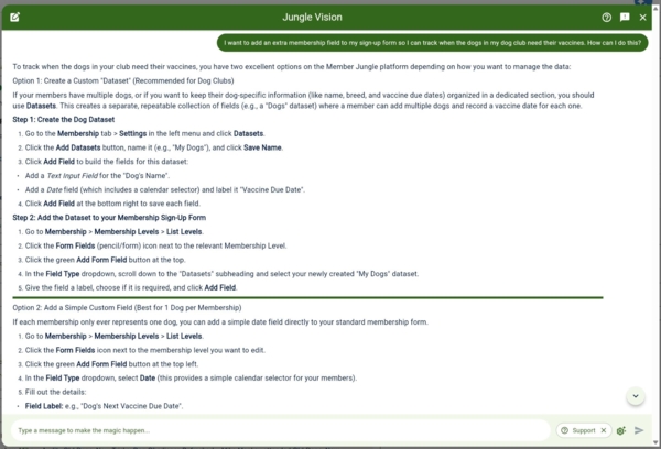 Jungle Vision Guide 
